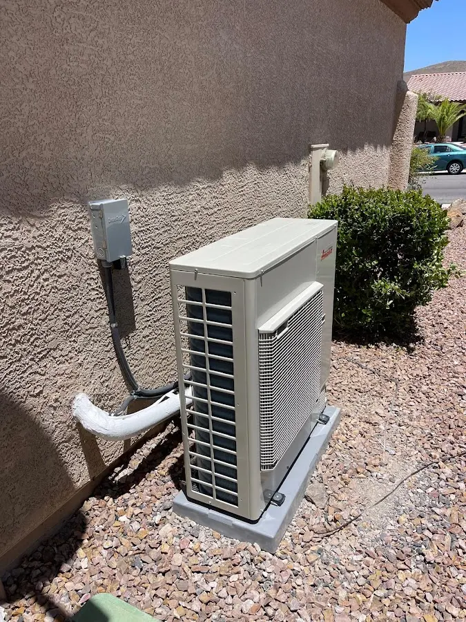 Residential air conditioning condenser unit in Cary